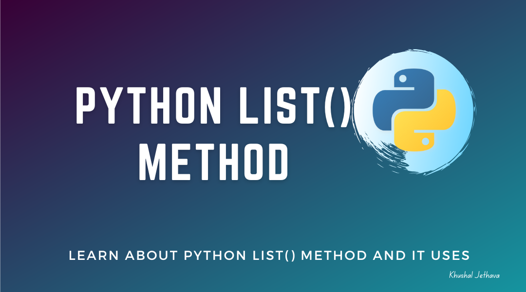 Python list() Method